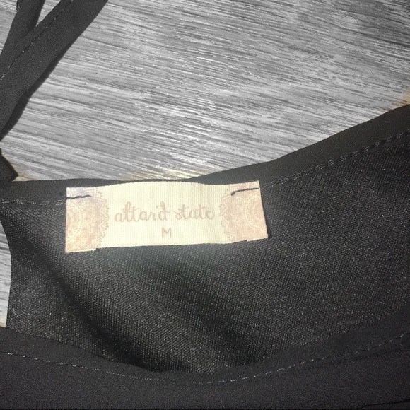 Altar’d State | Black Tunic/ Dress w/ Crochet Lace - Picture 3 of 5